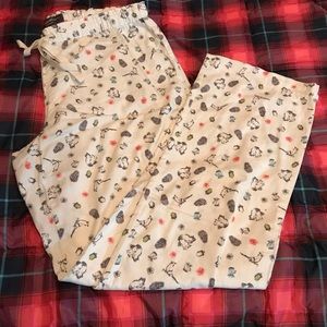 Eddie Bauer Brushed Flannel Sleep Pants, Med, NWT